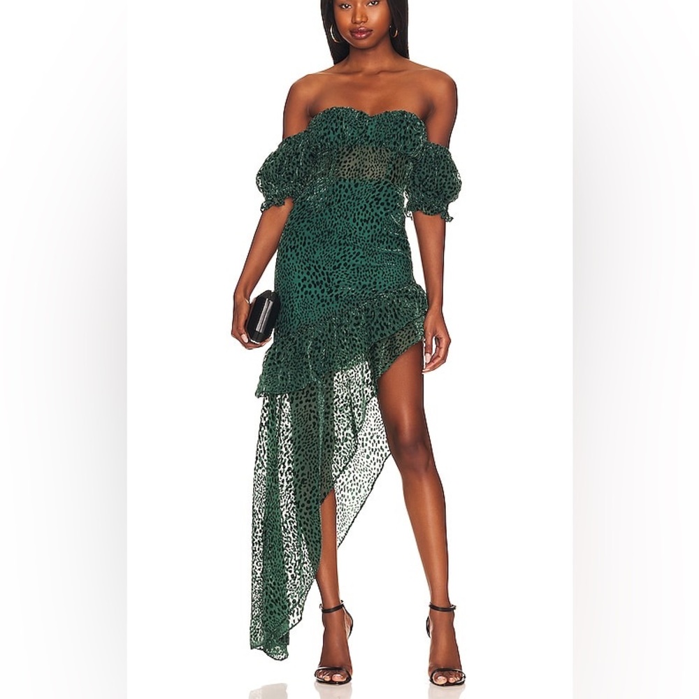 MAJORELLE Kayleigh Gown - Deep Teal size M.